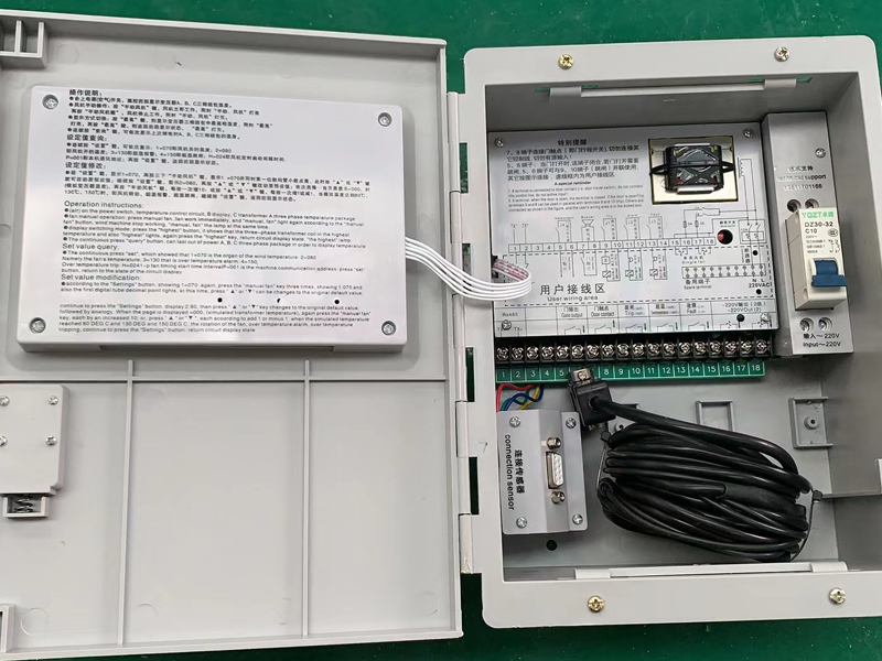 毕节​LX-BW10-RS485型干式变压器电脑温控箱报价